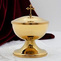 2.7.1154лп Сосуд для освящения даров латунный в позолоте