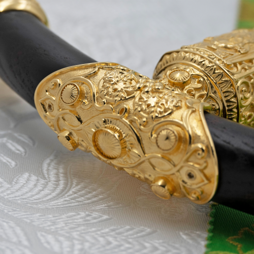 2.7.0918лп Посох латунный в позолоте фото 9 2.7.0918лп Посох латунный в позолоте фото 9