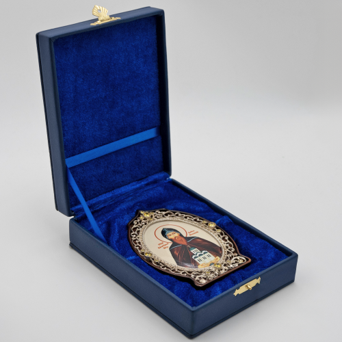 2.78.0924л Икона настольная латунная Святой Даниил фото 5 2.78.0924л Икона настольная латунная Святой Даниил фото 5