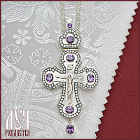 2.10.0583лр/63л Крест наперсный в серебрении