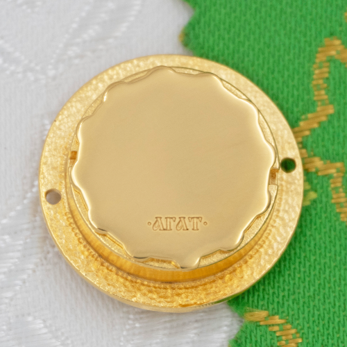 2.7.2971лп Мощевик латунный в позолоте фото 3