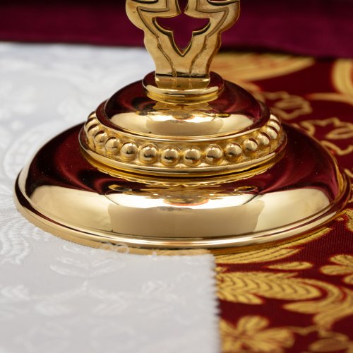 2.7.2871лп-К Набор напрестольный - лампада и подсвечники в позолоте фото 9 2.7.2871лп-К Набор напрестольный - лампада и подсвечники в позолоте фото 9