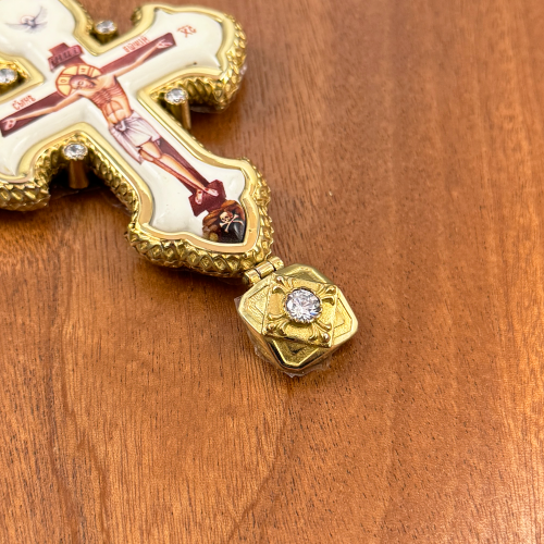 2.10.0381лп-2/64лп Крест наперсный в позолоте фото 4 2.10.0381лп-2/64лп Крест наперсный в позолоте фото 4