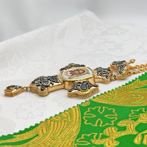 2.10.0369лпр-2/1лп Наперсный крест в позолоте фото 3 2.10.0369лпр-2/1лп Наперсный крест в позолоте фото 3