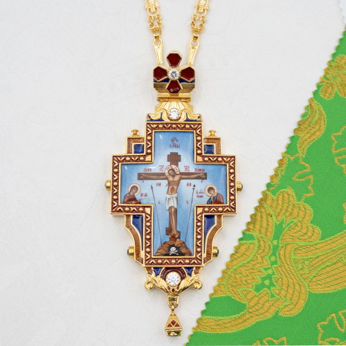 2.10.0657лп-18/155лп-М Крест наперсный латунный в позолоте 2.10.0657лп-18/155лп-М Крест наперсный латунный в позолоте