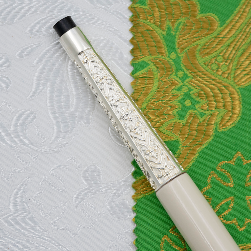 2.7.0918л Посох латунный в серебрении фото 4