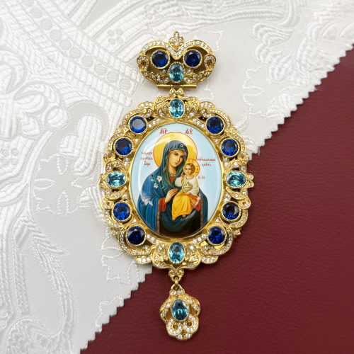 2.7.0653лп-2 Панагия латунная в позолоте без цепи фото 7 2.7.0653лп-2 Панагия латунная в позолоте без цепи фото 7