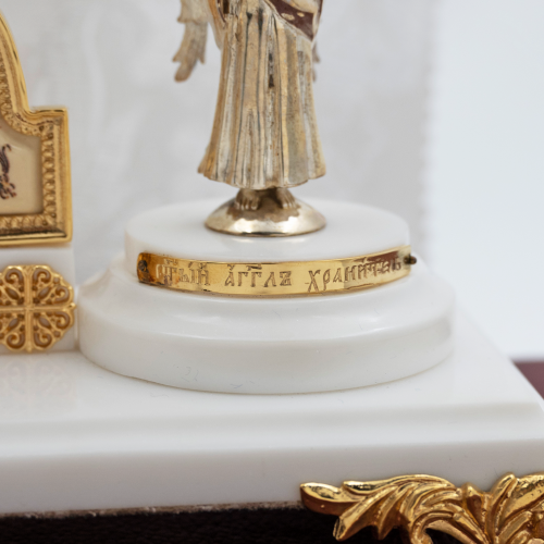 2.13.0282лпч-159 Визитница латунная в позолоте «Ангел Хранитель» фото 7 2.13.0282лпч-159 Визитница латунная в позолоте «Ангел Хранитель» фото 7