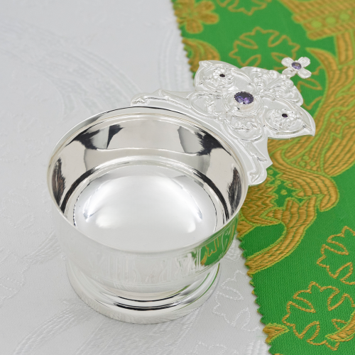 2.7.0848л-К/728л Набор для архиерейской запивки латунный с фиолетовыми камнями в серебрении фото 7 2.7.0848л-К/728л Набор для архиерейской запивки латунный с фиолетовыми камнями в серебрении фото 7