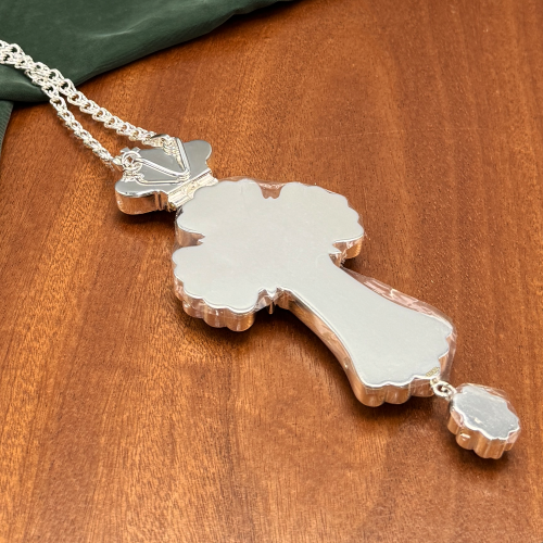 2.10.0564л-2/1л Наперсный крест в серебрении фото 6 2.10.0564л-2/1л Наперсный крест в серебрении фото 6