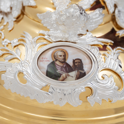 2.7.2759клп-18 Потир комбинированый в позолоте с фрагментарным серебрением на 1л фото 6 2.7.2759клп-18 Потир комбинированый в позолоте с фрагментарным серебрением на 1л фото 6