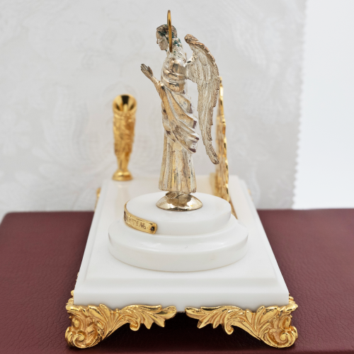 2.13.0282лпч-159 Визитница латунная в позолоте «Ангел Хранитель» фото 4 2.13.0282лпч-159 Визитница латунная в позолоте «Ангел Хранитель» фото 4