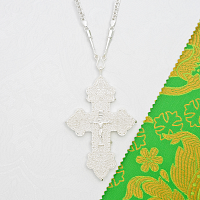 2.10.0603л/64л Крест наперсный в серебрении