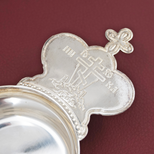 2.7.0029л Корец церковный латунный с травлением фото 3