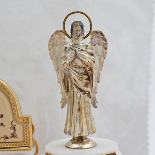 2.13.0282лпч-159 Визитница латунная в позолоте «Ангел Хранитель» фото 5 2.13.0282лпч-159 Визитница латунная в позолоте «Ангел Хранитель» фото 5