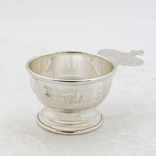 2.7.2770л Корец латунный в серебрении