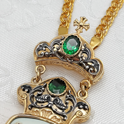 2.10.0369лпр-2/1лп Наперсный крест в позолоте фото 4 2.10.0369лпр-2/1лп Наперсный крест в позолоте фото 4