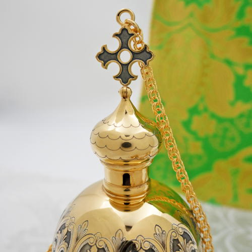 2.7.2961лпр Кадило латунное с патинированием в позолоте фото 6 2.7.2961лпр Кадило латунное с патинированием в позолоте фото 6