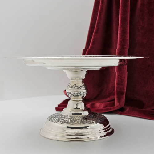 2.7.2865лр Дискос латунный с патинированием в серебрении фото 3 2.7.2865лр Дискос латунный с патинированием в серебрении фото 3