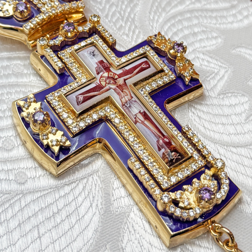 2.10.0464лпэ-2/1лп Крест наперсный в позолоте фото 3 2.10.0464лпэ-2/1лп Крест наперсный в позолоте фото 3