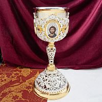 2.7.1708лп-2 Потир а 1,0 л в позолоте