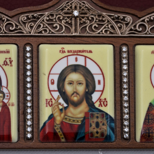 2.79.0042л Автомобильная икона латунная на дереве фото 5 2.79.0042л Автомобильная икона латунная на дереве фото 5