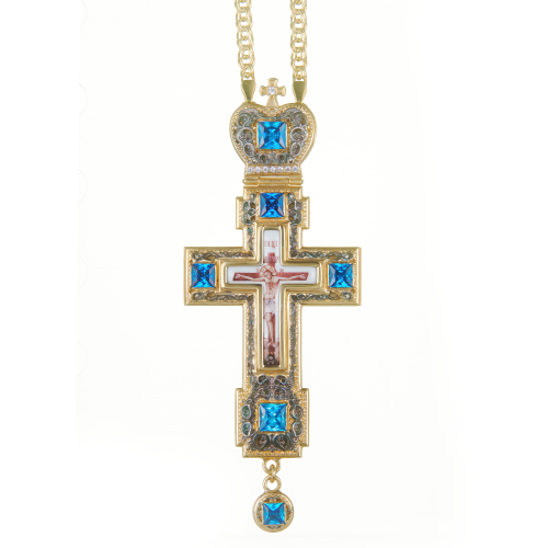 2.10.0157лпр-2/1лп Крест наперсный в позолоте 2.10.0157лпр-2/1лп Крест наперсный в позолоте