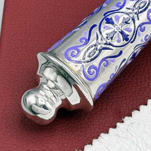 2.7.0747л Подсвечник латунный в серебрении фото 3 2.7.0747л Подсвечник латунный в серебрении фото 3