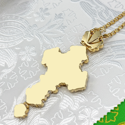 2.10.0387лп-2/1лп Крест наперсный в позолоте фото 3 2.10.0387лп-2/1лп Крест наперсный в позолоте фото 3