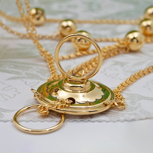 2.7.2961лпр Кадило латунное с патинированием в позолоте фото 3 2.7.2961лпр Кадило латунное с патинированием в позолоте фото 3