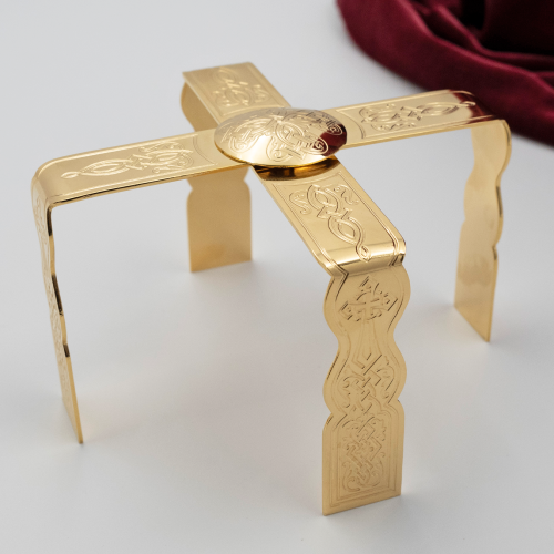 2.7.1809лп Звездица латунная в позолоте