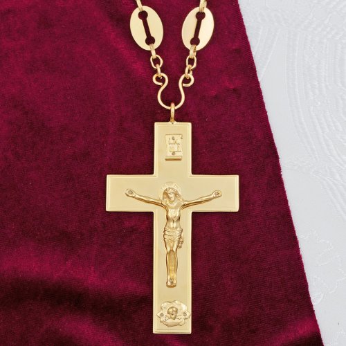 2.10.0205лп/46лп Крест наперсный Павловский латунный в позолоте 2.10.0205лп/46лп Крест наперсный Павловский латунный в позолоте