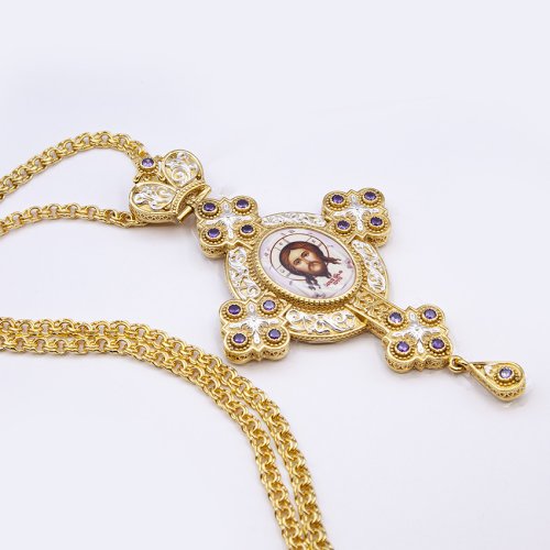 2.10.0429лп-2/1лп Крест наперсный в позолоте фото 3 2.10.0429лп-2/1лп Крест наперсный в позолоте фото 3