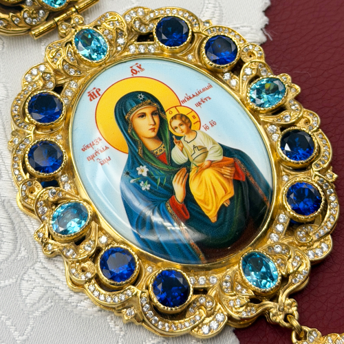 2.7.0653лп-2 Панагия латунная в позолоте без цепи фото 5 2.7.0653лп-2 Панагия латунная в позолоте без цепи фото 5