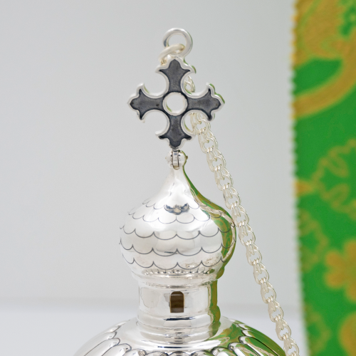 2.7.2997лр Кадило латунное с патинированием в серебрении фото 6 2.7.2997лр Кадило латунное с патинированием в серебрении фото 6