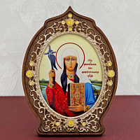 2.78.0987л Икона настольная образ святой равноапостольной Нины, просветительницы Грузии