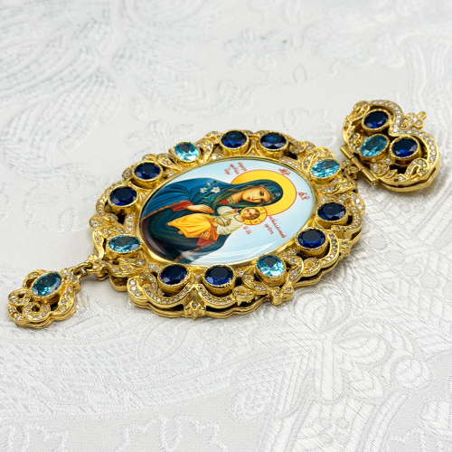 2.7.0653лп-2 Панагия латунная в позолоте без цепи фото 6 2.7.0653лп-2 Панагия латунная в позолоте без цепи фото 6