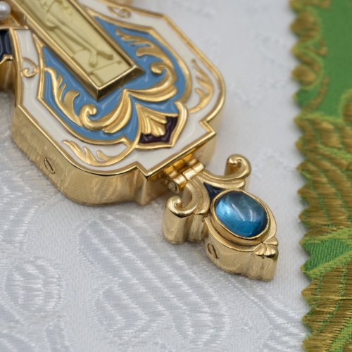 2.7.2620лп-11/1лп-К-М Архиерейский наперсный комплект в позолоте фото 11