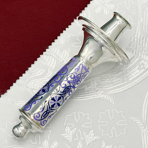 2.7.0747л Подсвечник латунный в серебрении фото 7 2.7.0747л Подсвечник латунный в серебрении фото 7