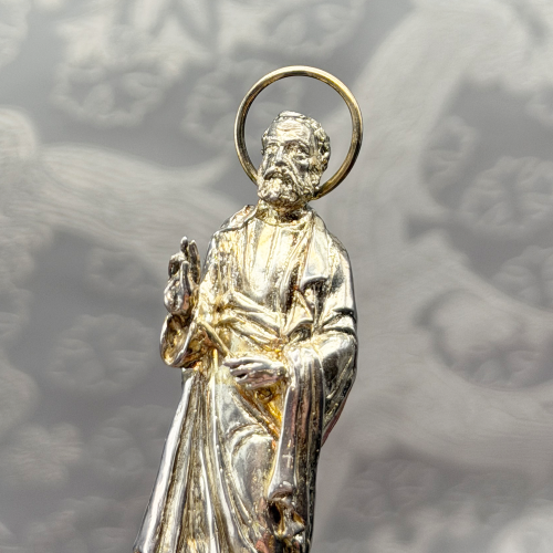 2.13.0070лп Скульптура латунная Св. Апостол Петр в позолоте фото 2 2.13.0070лп Скульптура латунная Св. Апостол Петр в позолоте фото 2