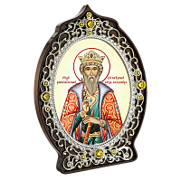 2.78.0995л Икона латунная Святой равноапостольный Князь Владимир