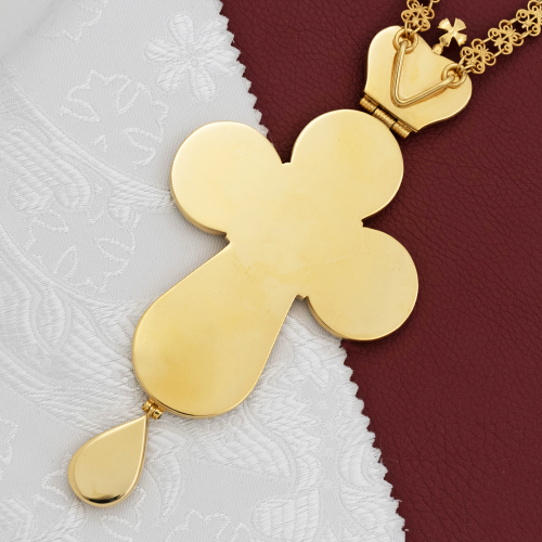 2.10.0021лп-2/1лп Крест наперсный в позолоте фото 5 2.10.0021лп-2/1лп Крест наперсный в позолоте фото 5