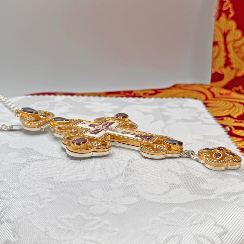 2.10.0290лф-2/1л Крест латунный с фрагментальной позолотой фото 7 2.10.0290лф-2/1л Крест латунный с фрагментальной позолотой фото 7