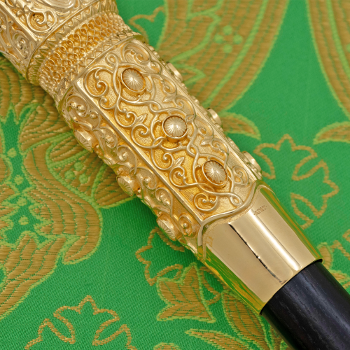 2.7.0918лп Посох латунный в позолоте фото 4 2.7.0918лп Посох латунный в позолоте фото 4