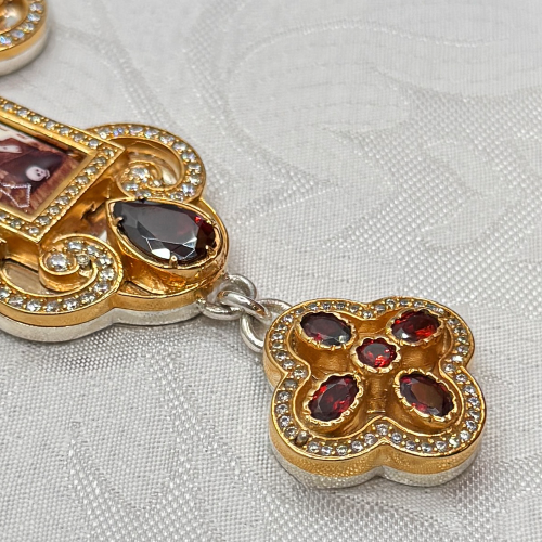 2.10.0290лф-2/1л Крест латунный с фрагментальной позолотой фото 4 2.10.0290лф-2/1л Крест латунный с фрагментальной позолотой фото 4