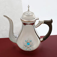 2.7.0829л-5 Чайник для теплоты латунный с ручкой