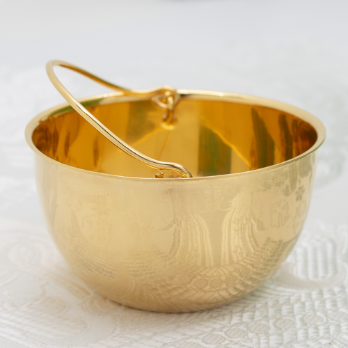 2.7.1097лп Кадило латунное в позолоте фото 4