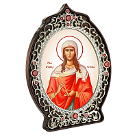 2.78.0949л Икона настольная в серебре - Святая великомученица Татиана.