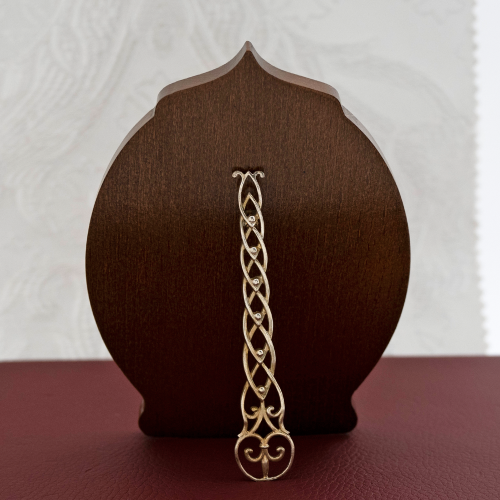 2.78.0957л Икона настольная в серебре -Святой великомученик Иоанн Сочавский. фото 3