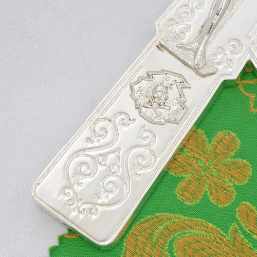 2.7.0707л Крест Требный латунный в серебрении фото 4 2.7.0707л Крест Требный латунный в серебрении фото 4